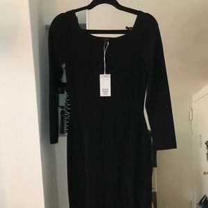 NWT $125 COS Black Knit Tube Dress Size Small